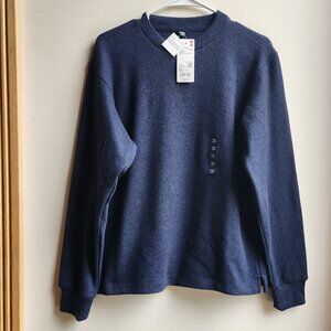 NWT Uniqlo Navy Crew Neck Sweatshirt Size XS